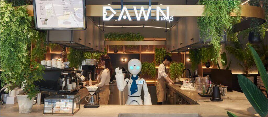 写真 分身ロボットカフェの店内