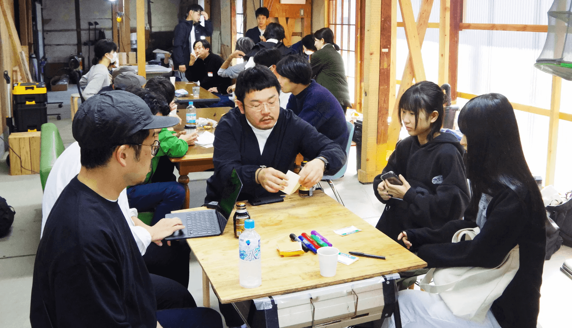 Cultivate the future maniwa プログラムでのワークショップの一コマ。