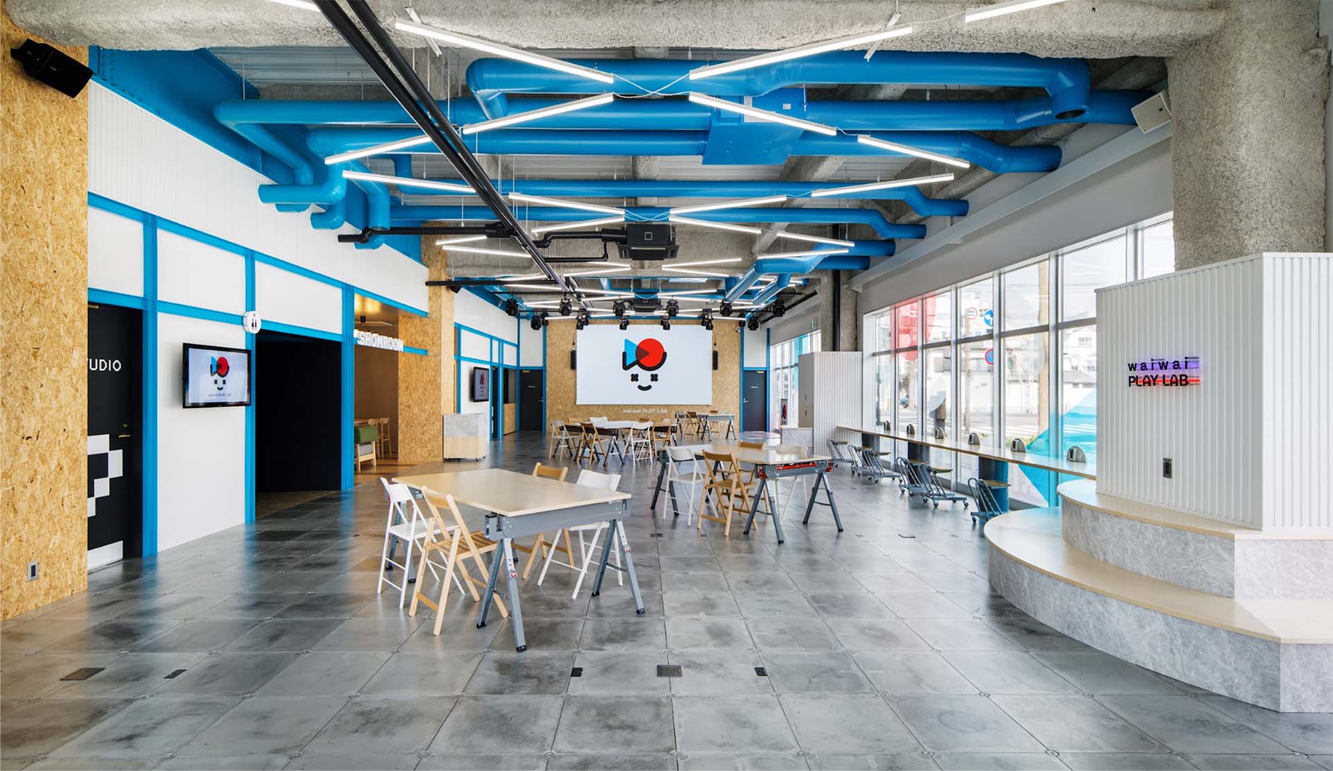 waiwai PLAY LABの内観