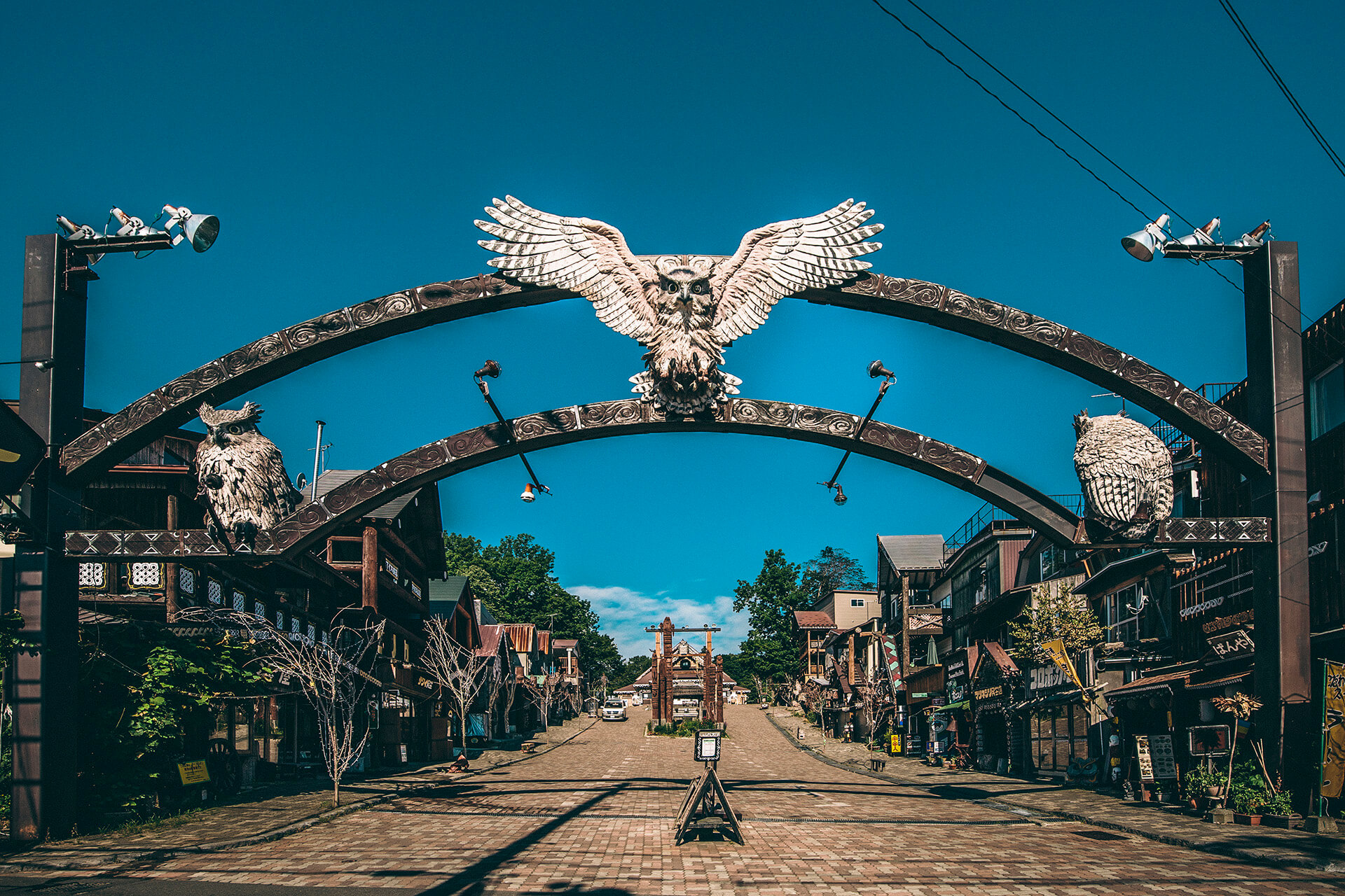 アイヌコタンの風景