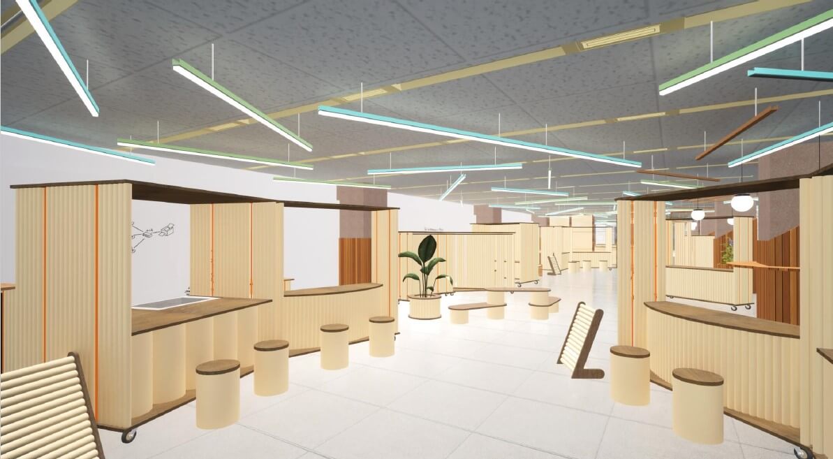 ほとりでの内装CGデータ