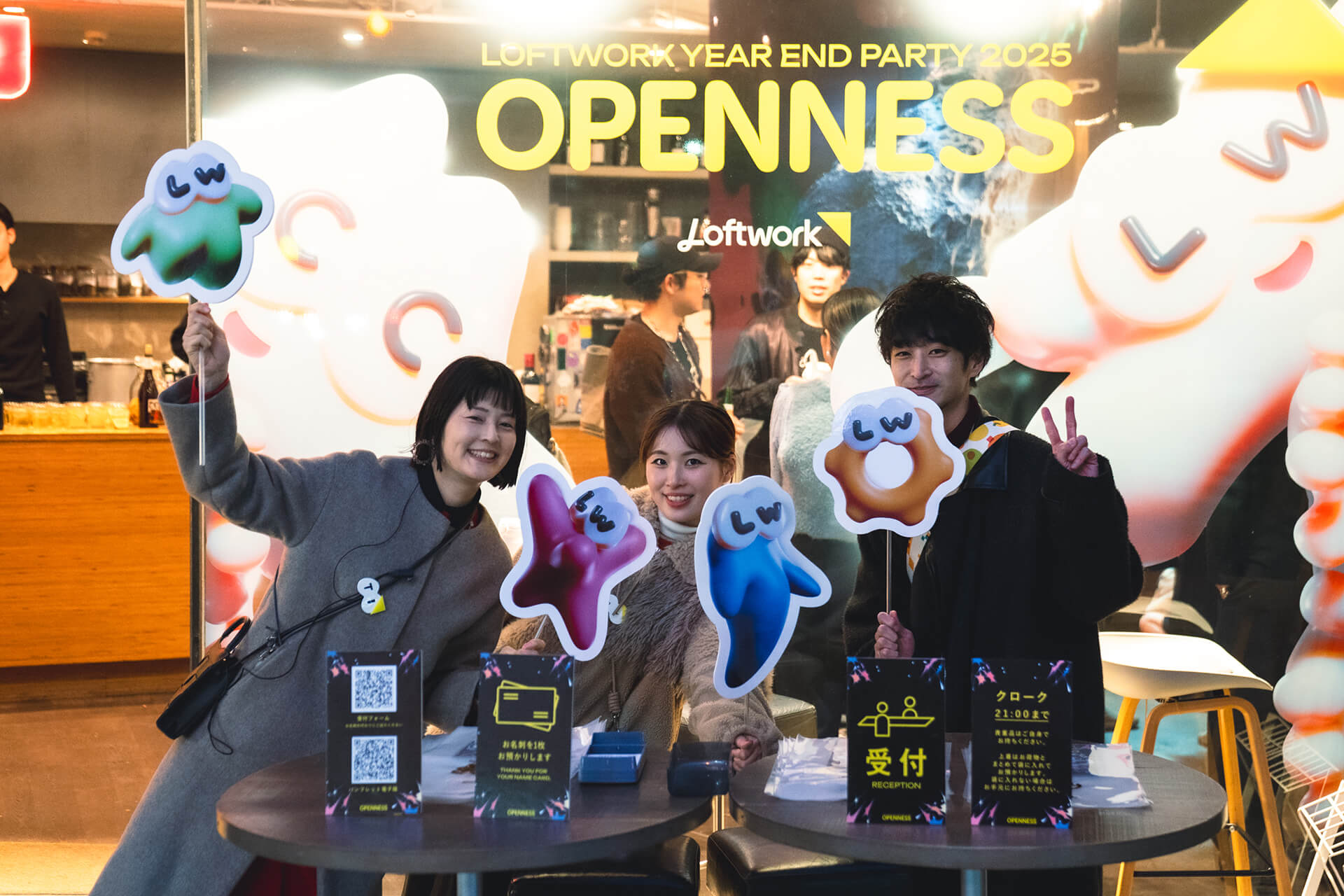 キャラクターのエントランスサイン