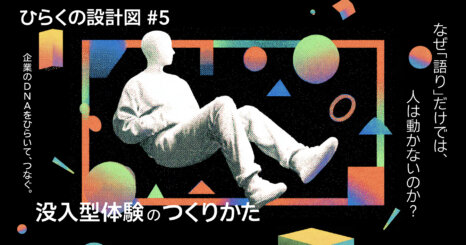 ひらくの設計図 #5 なぜ「語り」だけでは、人は動かないのか？ ──企業のDNAをひらいて、つなぐ。没入型体験のつくりかた