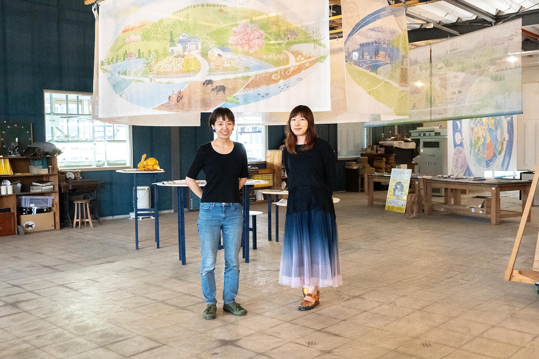 岩沢、矢野の2ショット写真