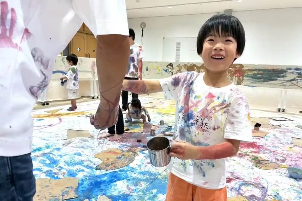 ワークショップを楽しむ様子