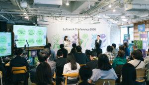 予想外と不合理こそが、AI時代の価値をつくる。<br />
“トーク”でたどる Loftwork Conference 2026<br />
